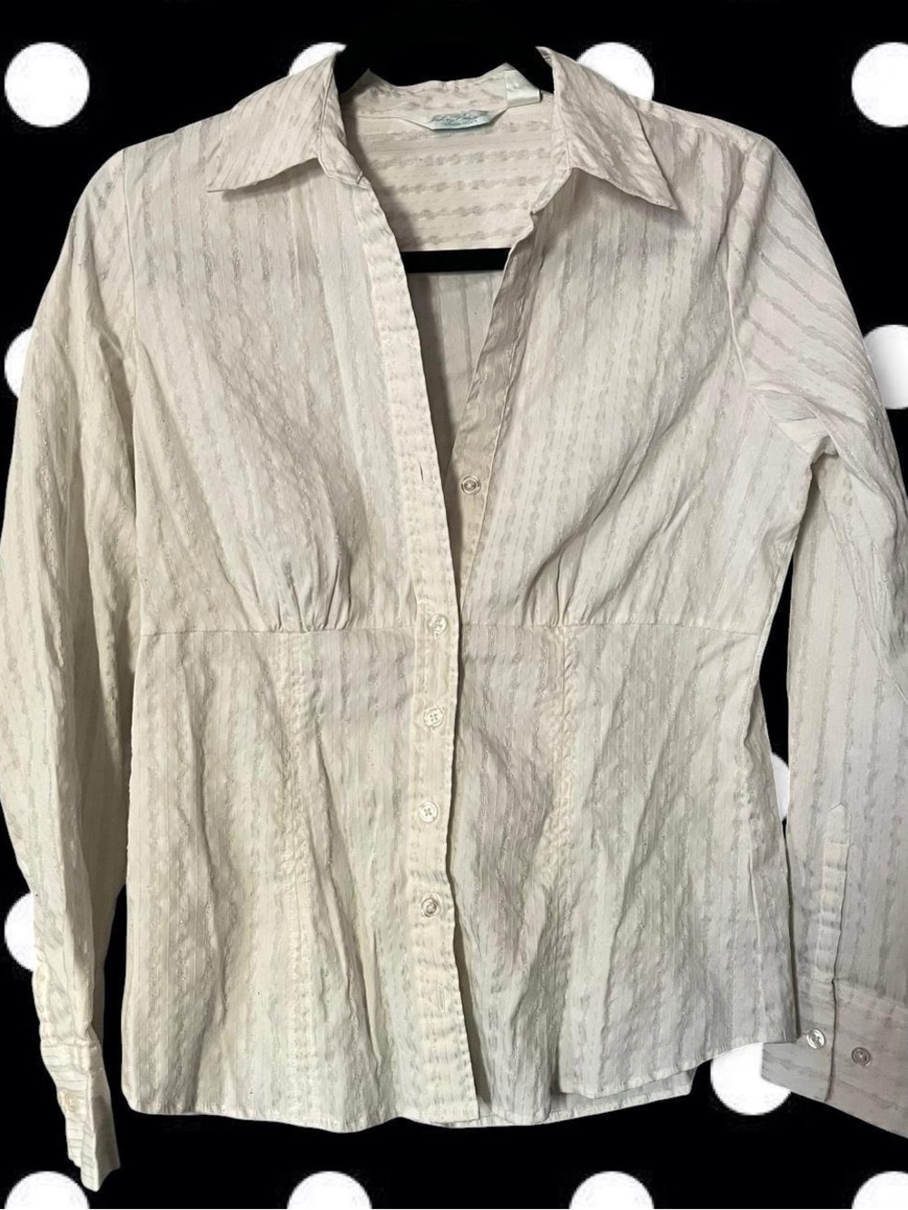 White Button-Up Blouse